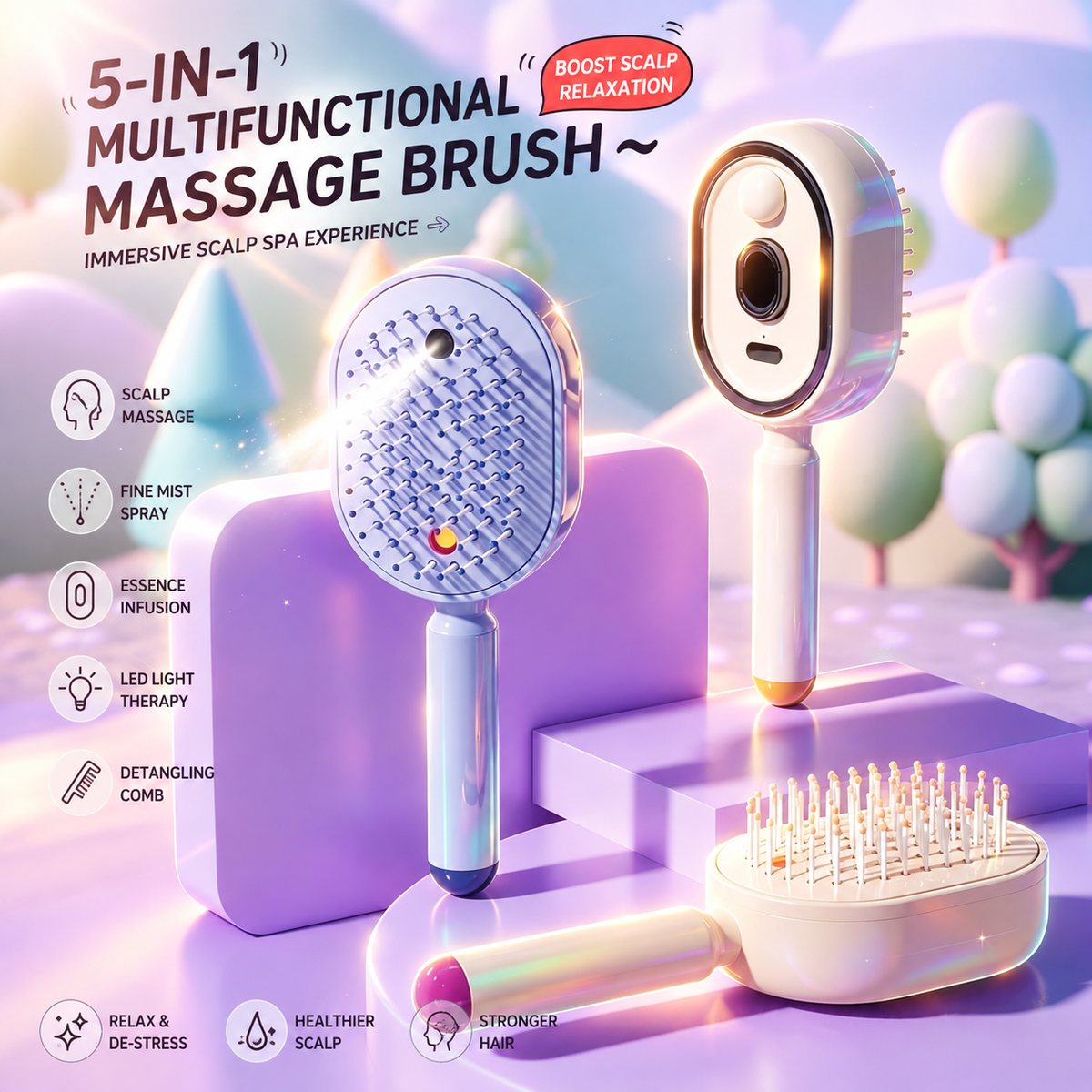 5-in-1 Scalp Care Brush