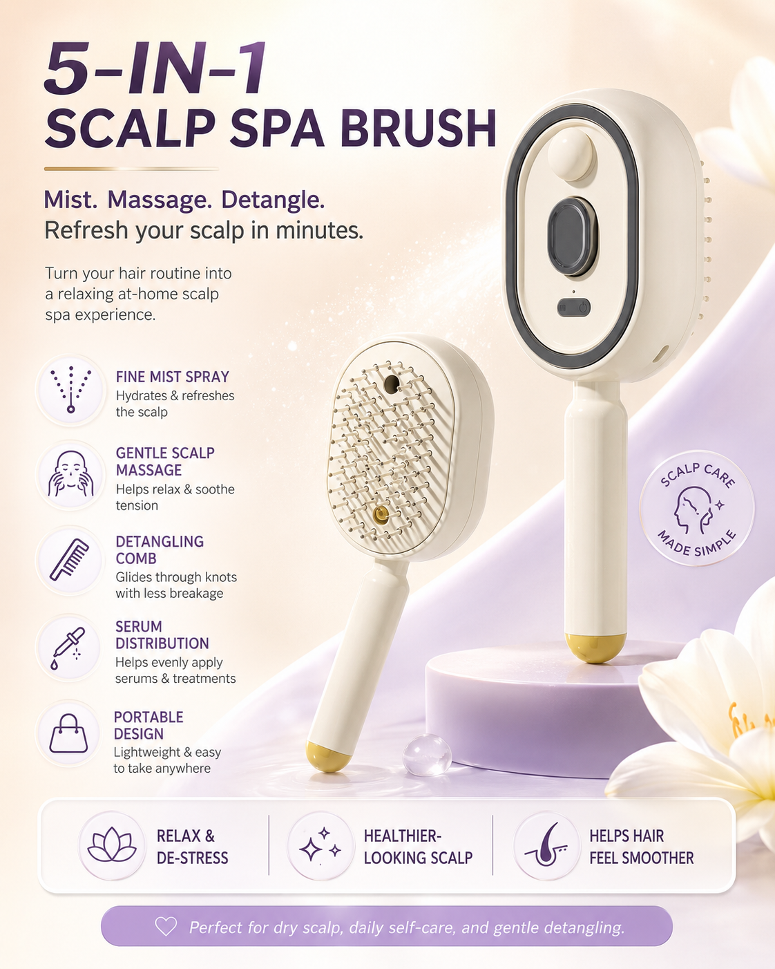 5-in-1 Scalp Care Brush