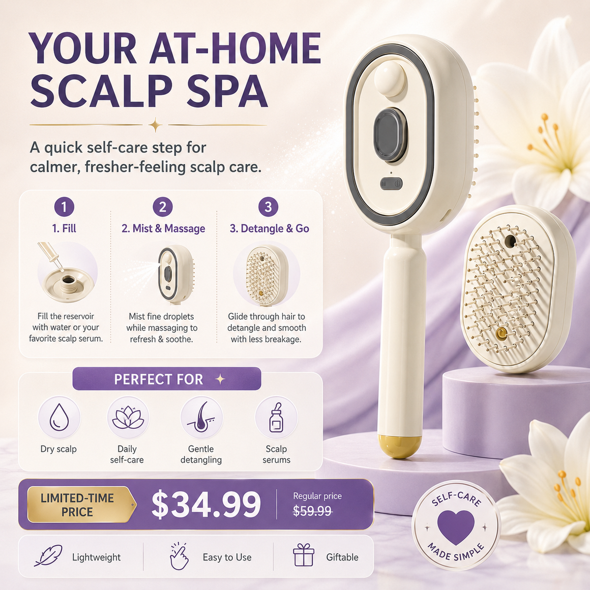 5-in-1 Scalp Care Brush