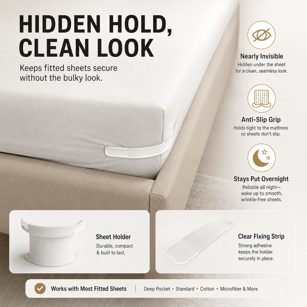 4-Piece Sheet Holder Set