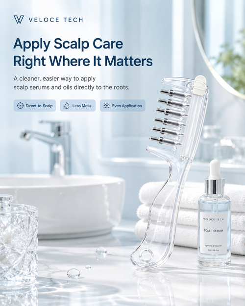 Scalp Serum Applicator Comb