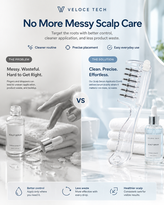 Scalp Serum Applicator Comb