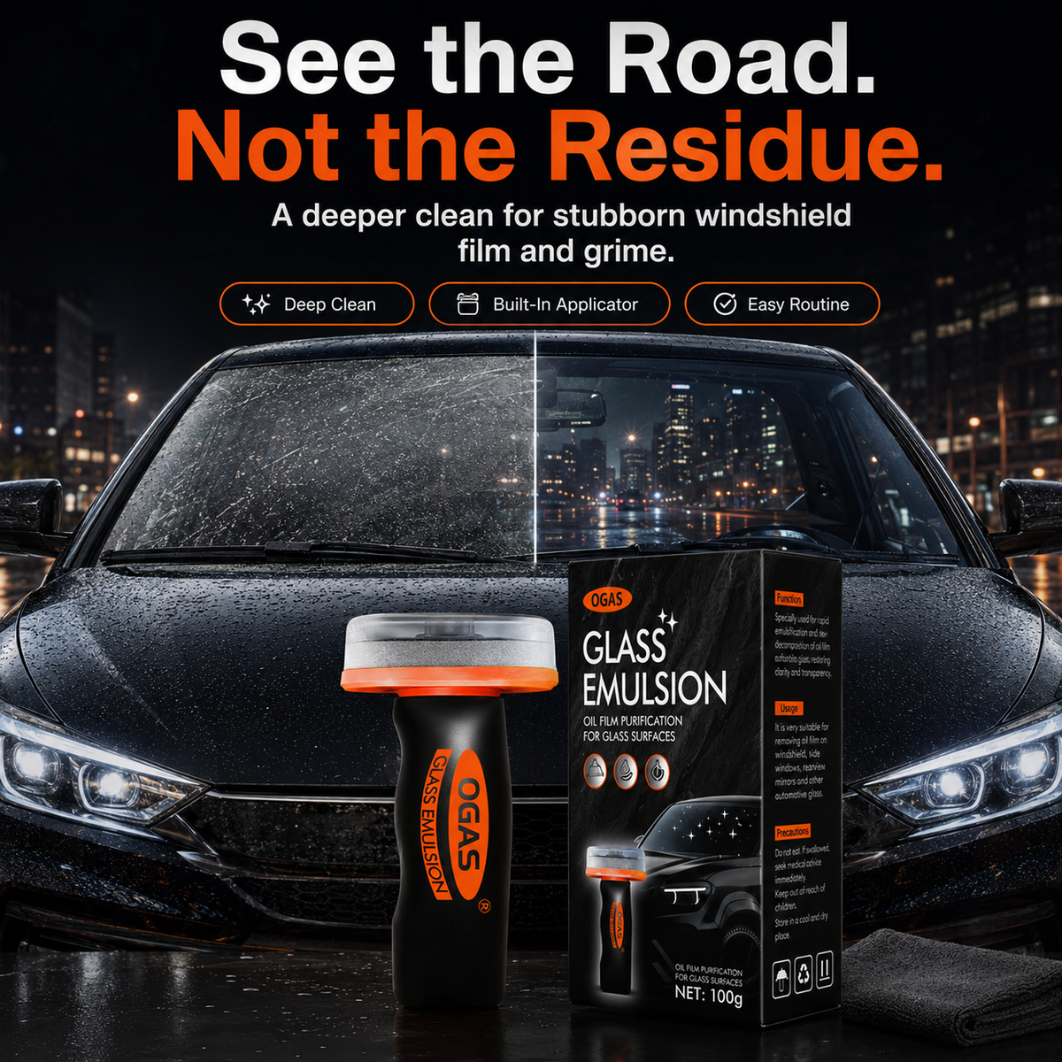 Windshield Deep Clean Applicator