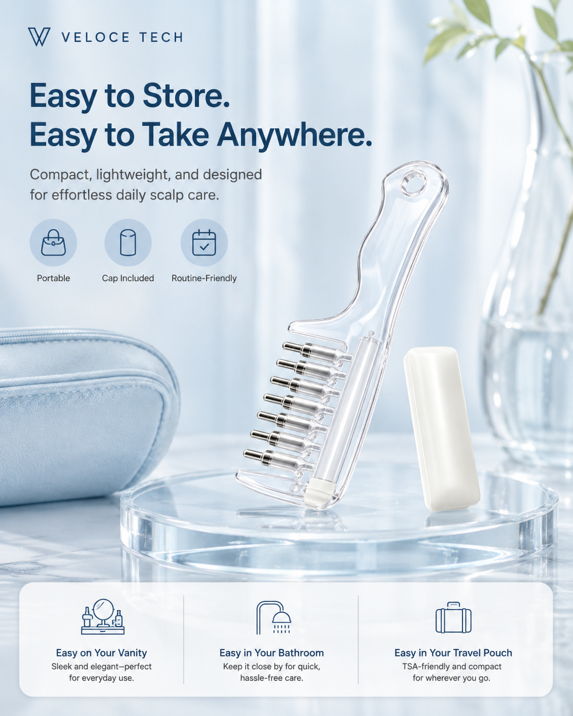 Scalp Serum Applicator Comb