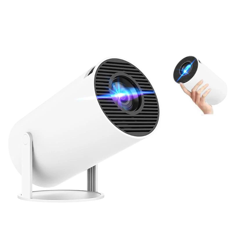VeloceTech™ Smart Portable Projector | 180° Rotating Android Home Theater with WiFi & Bluetooth